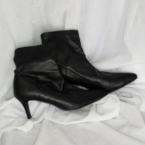 JustFab Little Black Boots